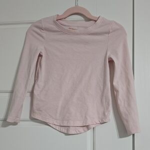 Girls' Pink Long Sleeve Top